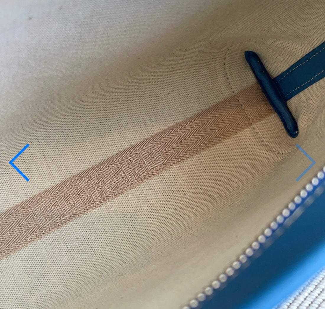 Pochette conti  blue facture