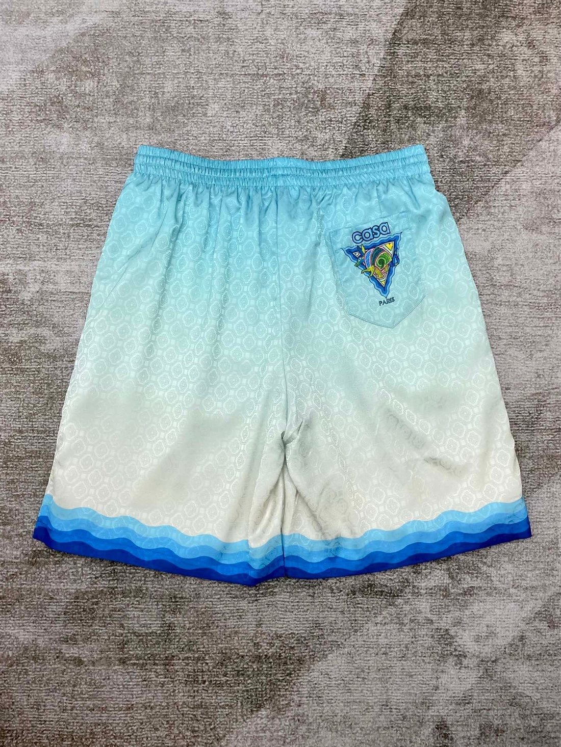 Short casa blue azur