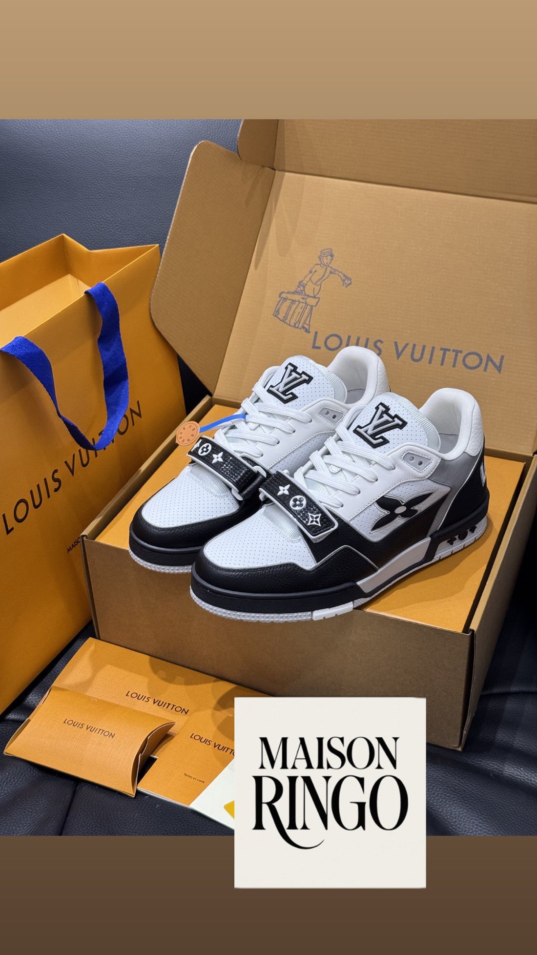 Lv trainers Velcro