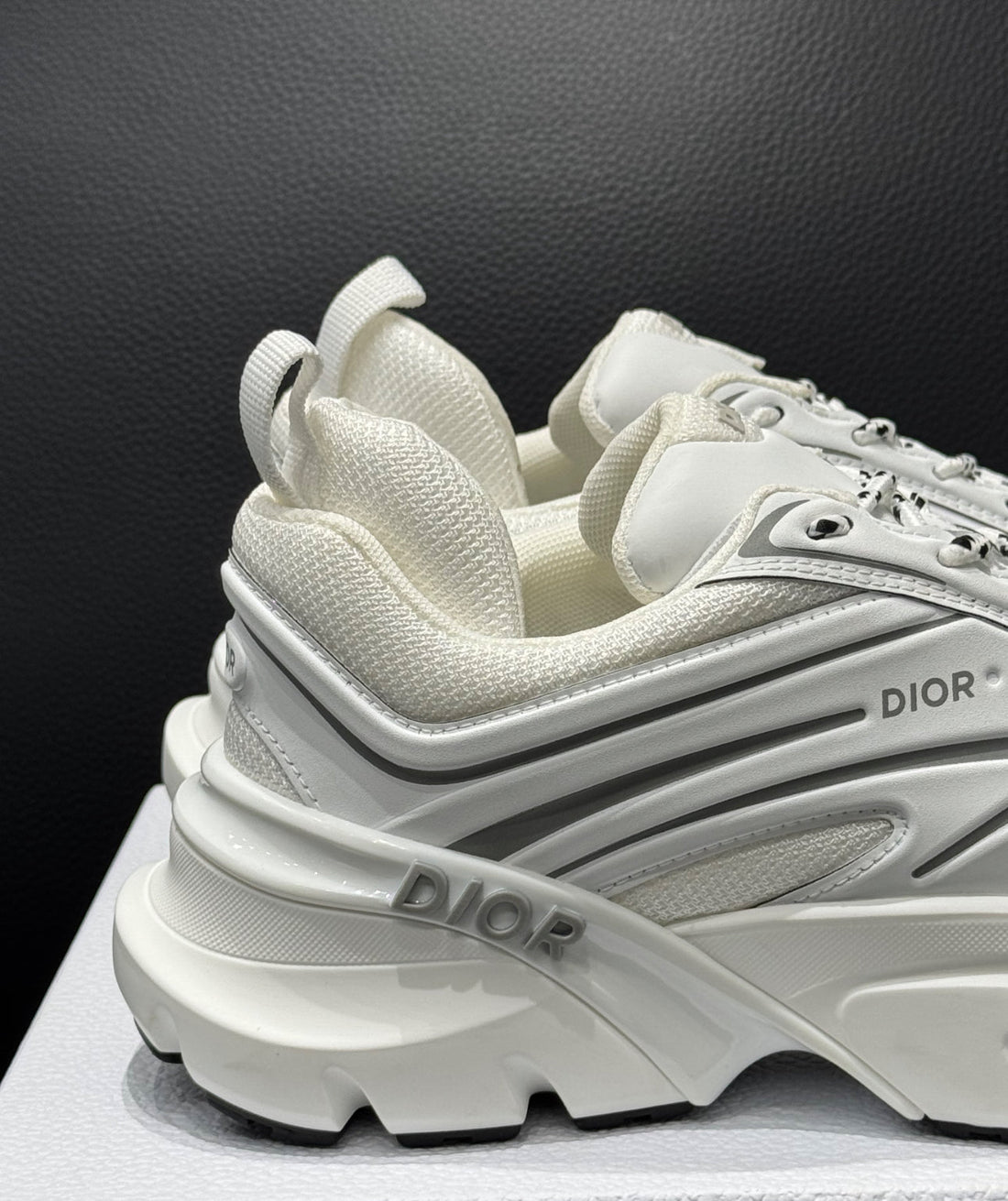 Sneaker B44 Blade Maille technique blanche  et tissu technique blanche