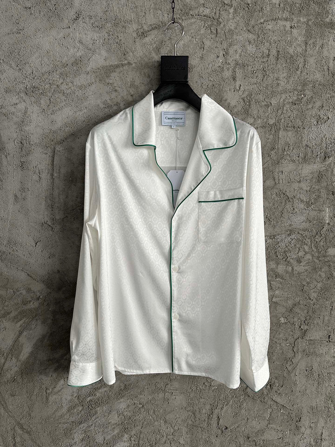 Monogram Pyjama Silk shirt