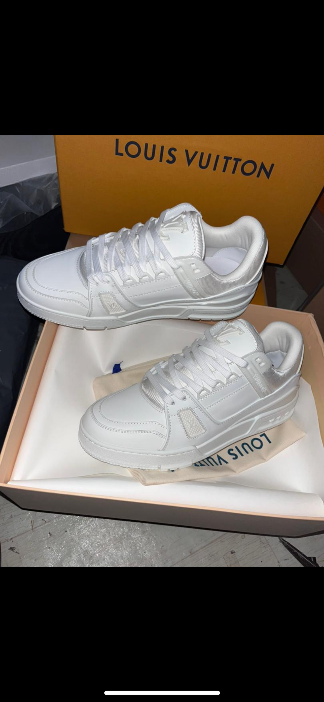 Lv trainers blanche facture