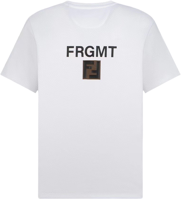 T-shirt FENDI X FRGMNT WHITE