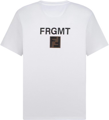 T-shirt FENDI X FRGMNT WHITE