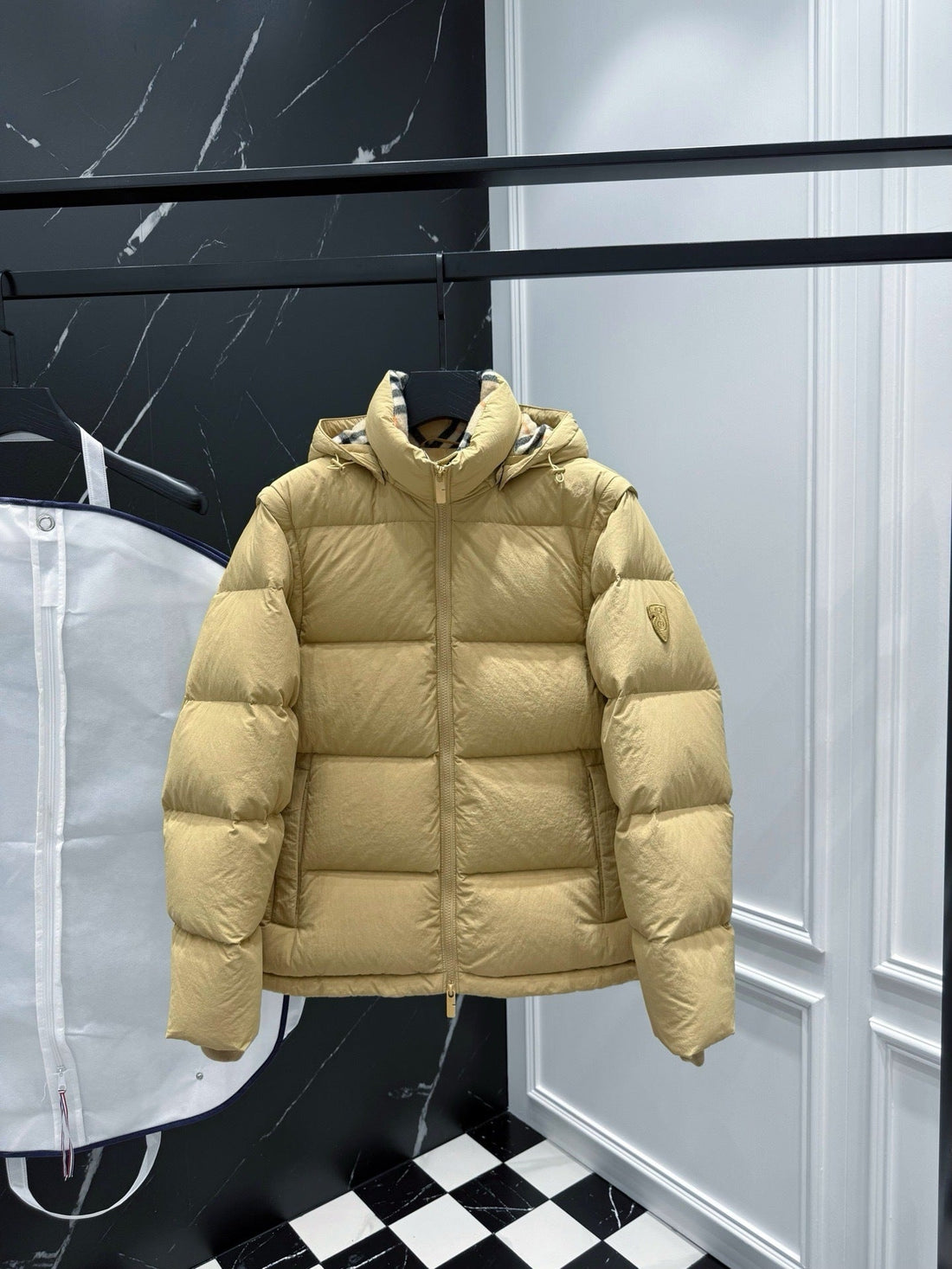 Doudoune Burberry marron