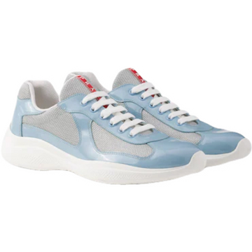 Sneakers Prada America´s Cup Bleu Marina tissu bike lisse 10/10