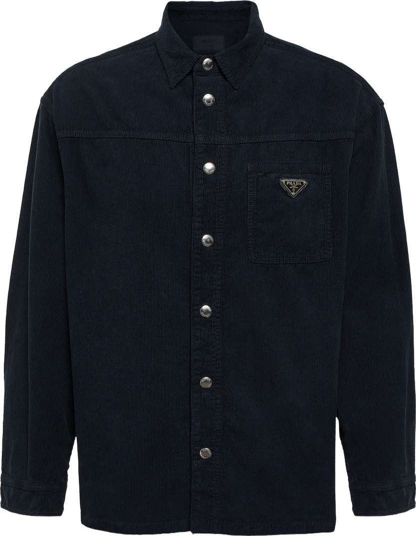 Surchemise velours Prada black