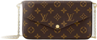 Pochette felicie toile monogram facture