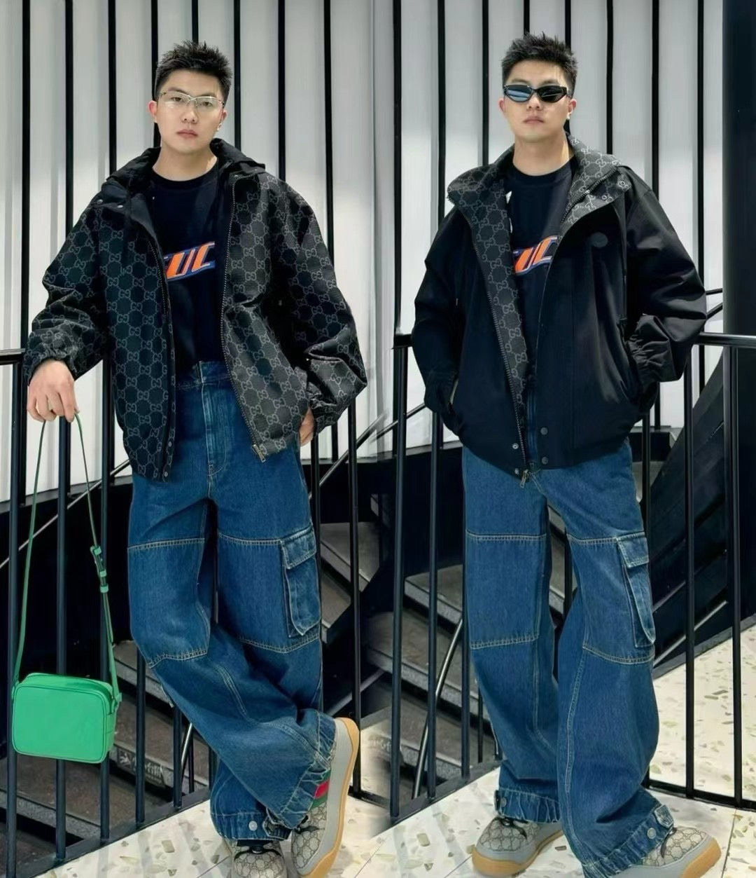Veste gucci réversible facture