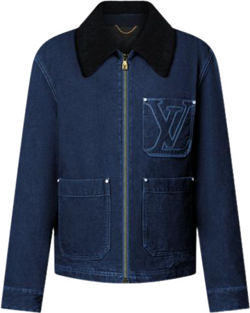 Wintery Workwear Denim Jacket