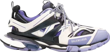 Balenciaga track white purple facture