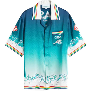Casa SHORT SLEEVE CUBAN COLLAR SHIRT men Shortsleeves