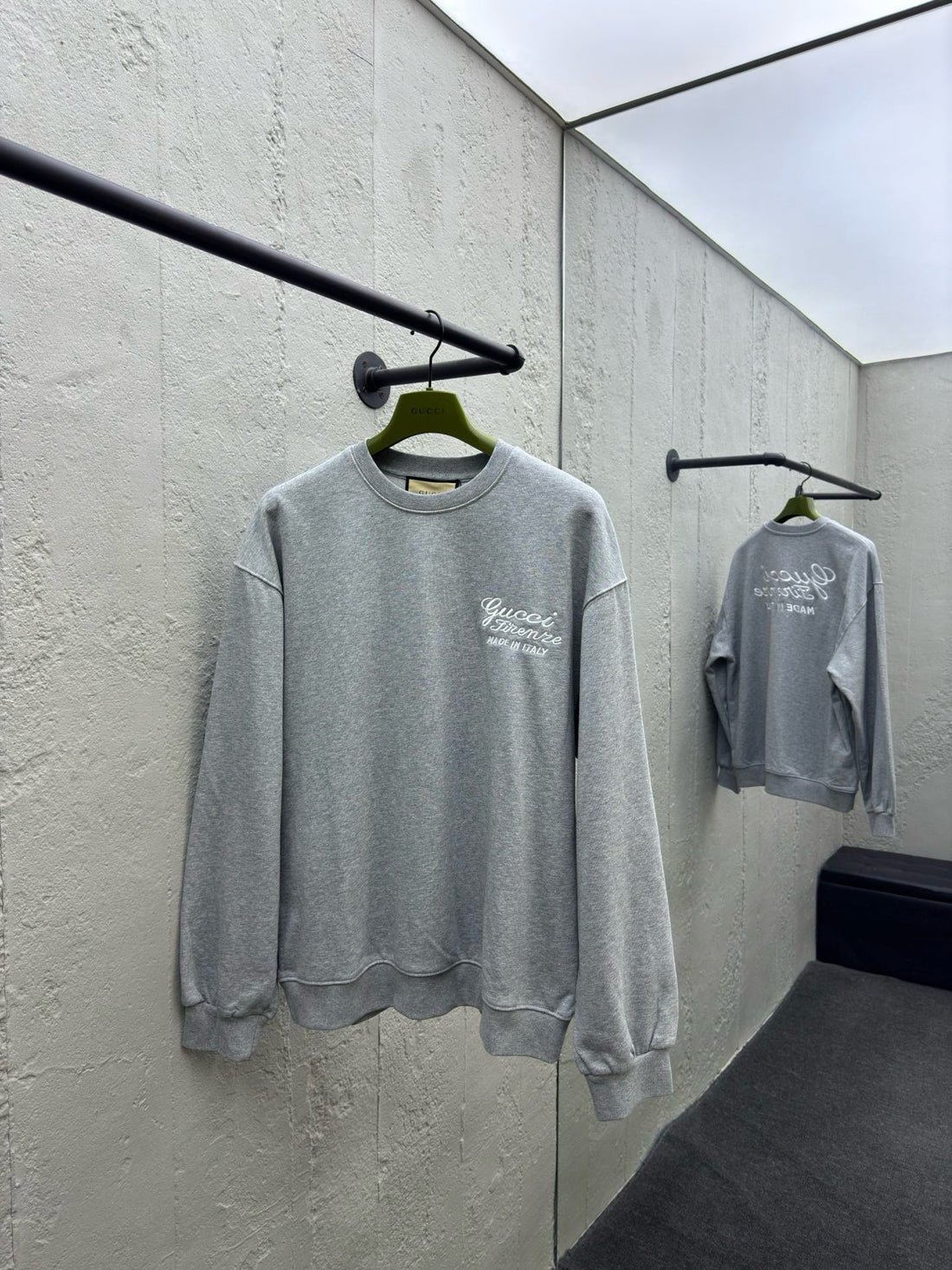Sweat shirt Jersey coton Broderie GUCCI