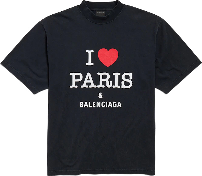 T-shirt Balenciaga Love Paris
