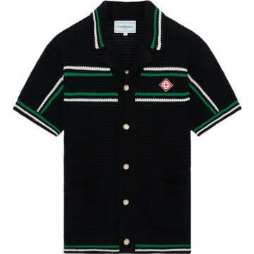 Casa tennis crochet shirt manches courtes