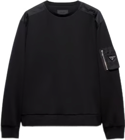 Prada pull plaqué à logo