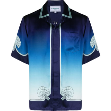 Chemise cubaine à imprimé graphique ensemble