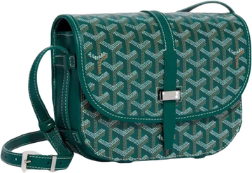 Sac Belvédère  green leather   facture