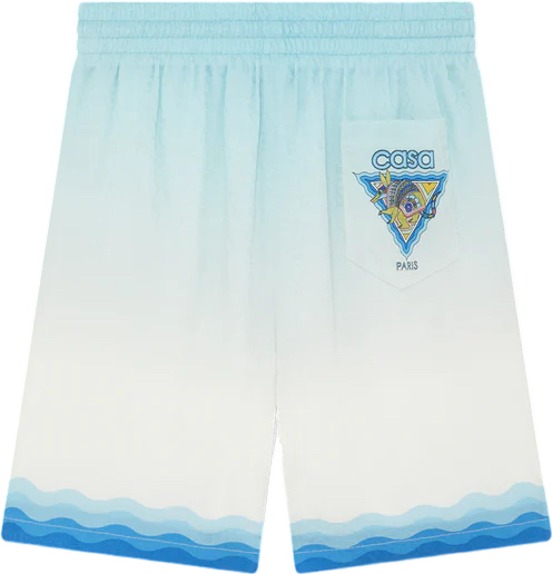 Short casa blue azur