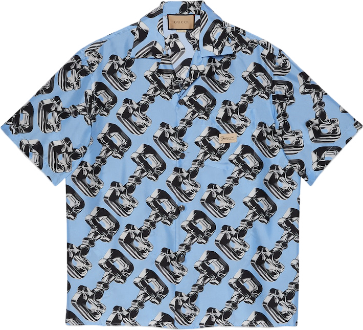 Ensemble en soie gucci silk blue