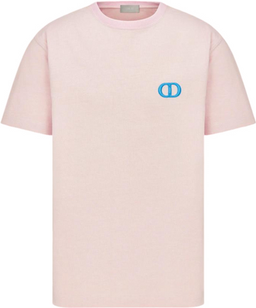 T-shirt CD Icon, coupe relax rose