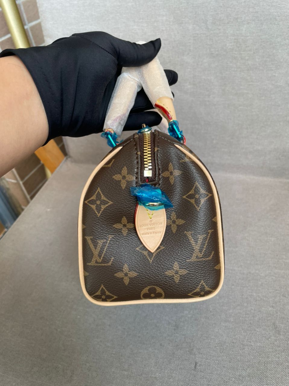 Sac speedy bandoulière intérieur beige 20 facture 10/10