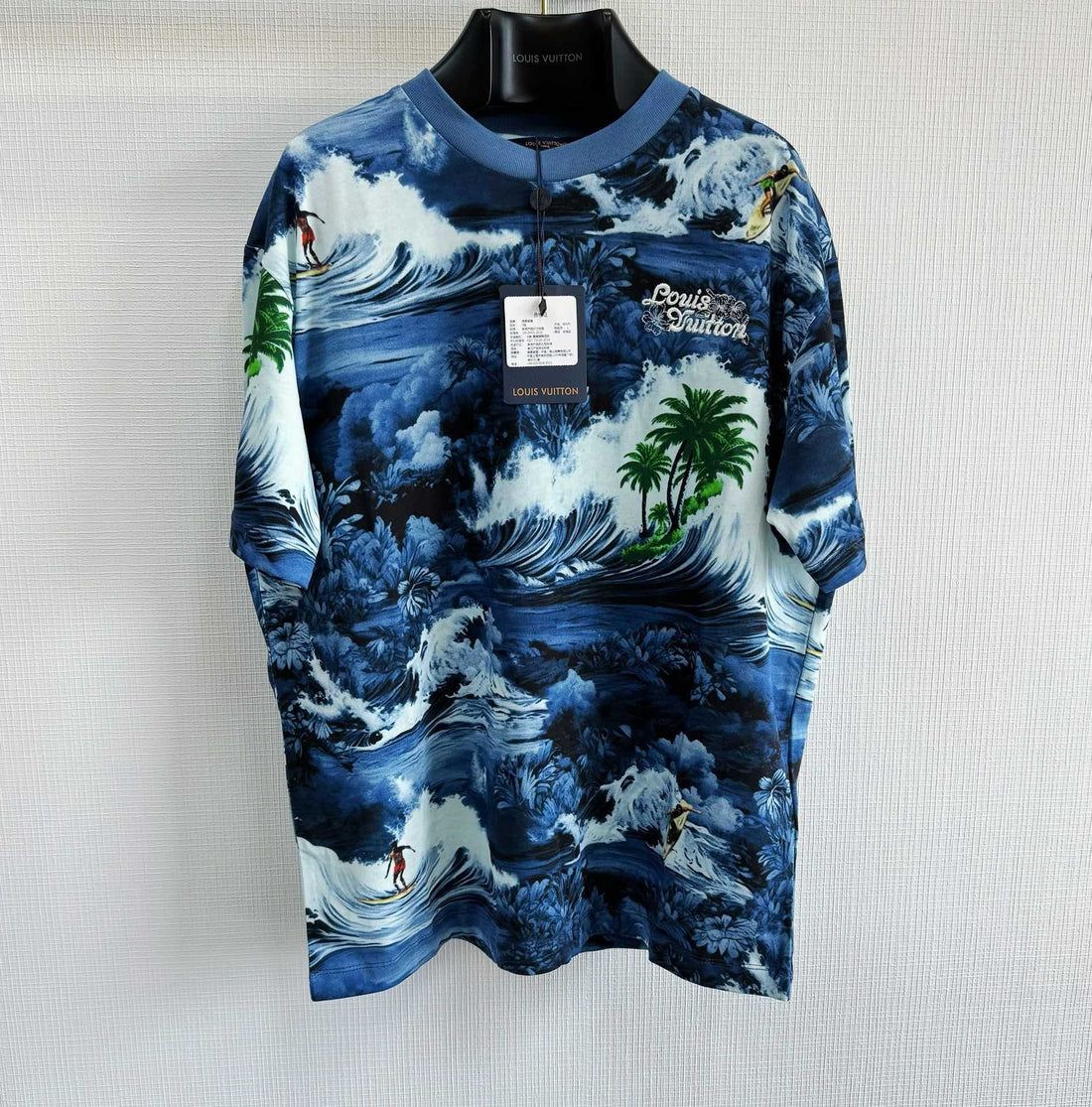 T shirt manches courtes imprime lv