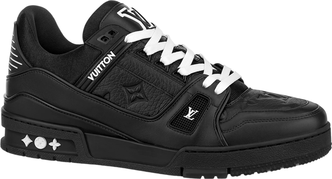 Sneakers Lv trainers noir et blanche  2023 facture