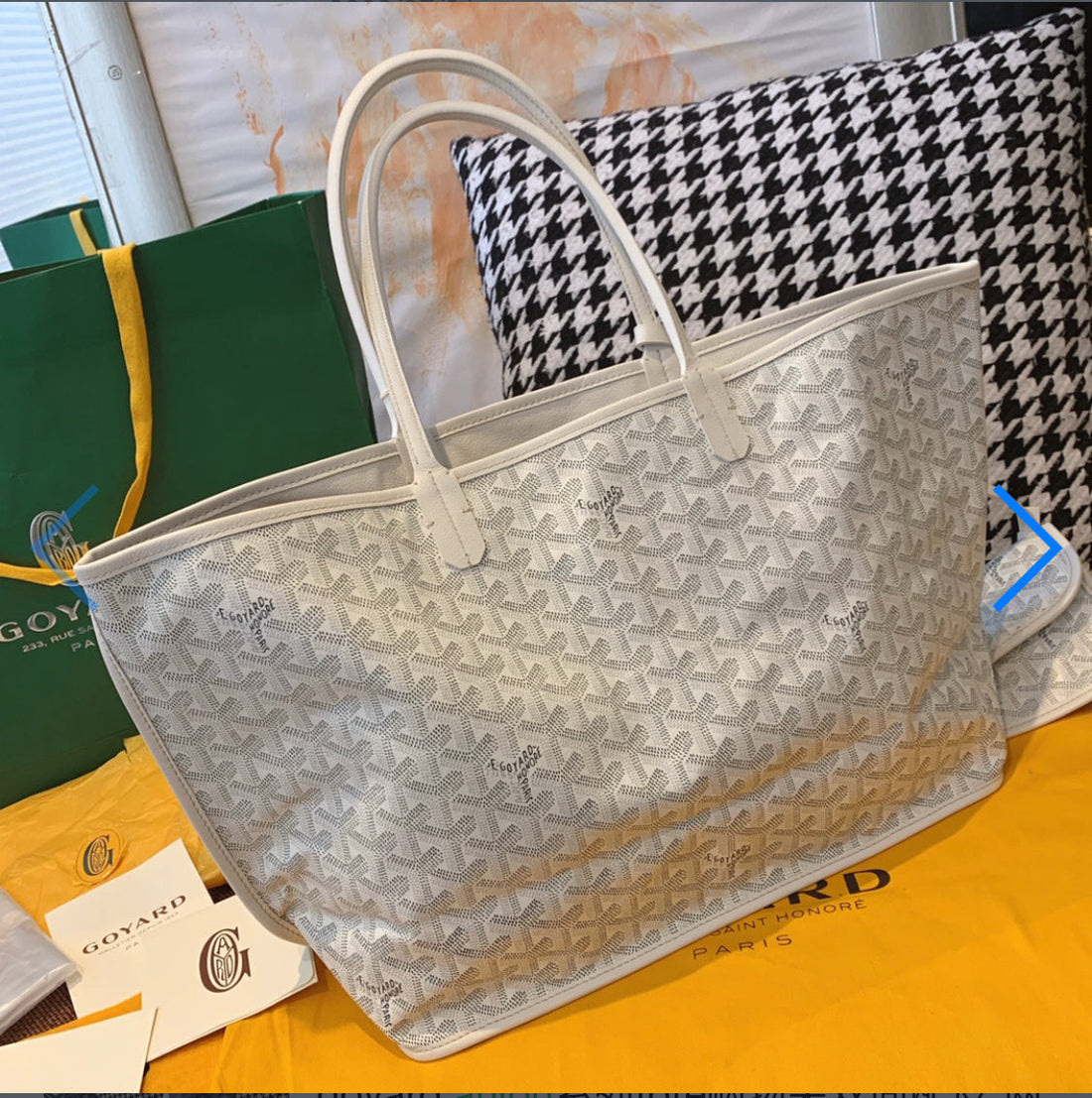 Sac Anjou GM  white facture