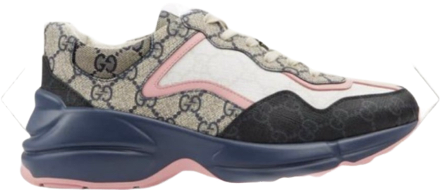 Sneakers Gucci Rython rose  facture