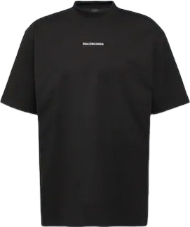 T-shirt en coton a logo Balenciaga