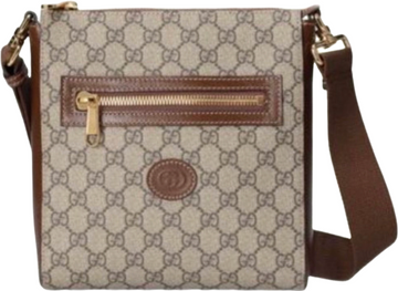 Sacoche GUCCI detail en cuir marron  facture
