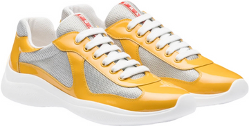 Sneakers Prada America ´ s Cup  tissu bike lisse yellow