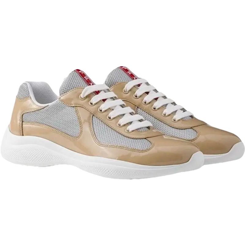 Sneakers Prada America´s Cup Beige  tissu bike lisse 10/10