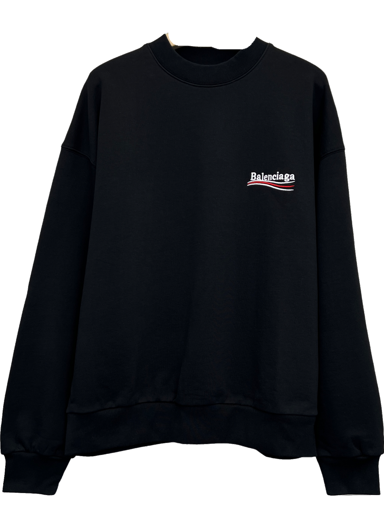 PULL BALANCIAGA NOIR FACTURE
