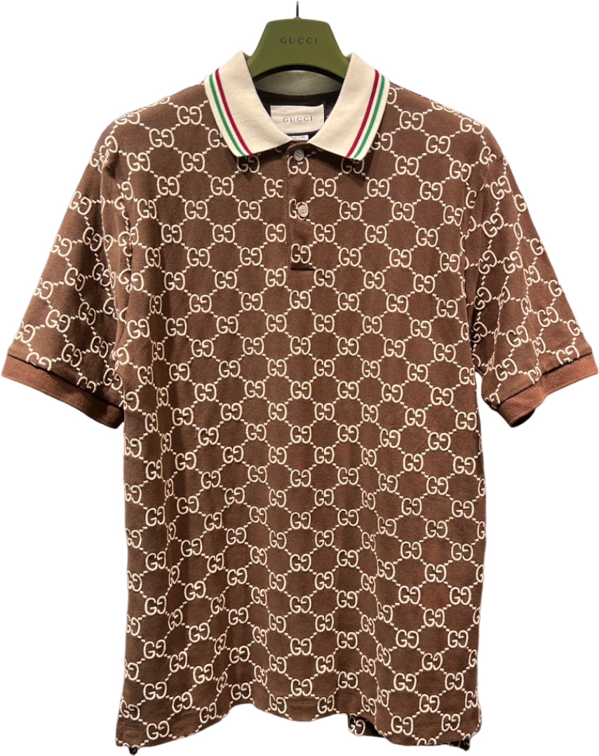 Polo GUCCI marron foncé facture