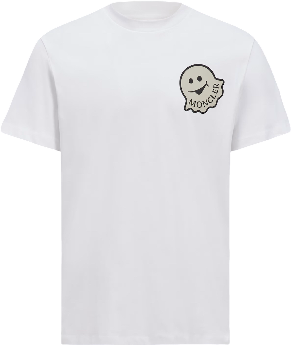 T SHIRT BLANC LOGO FANTÔME MONCLER