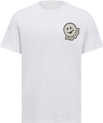 T SHIRT BLANC LOGO FANTÔME MONCLER