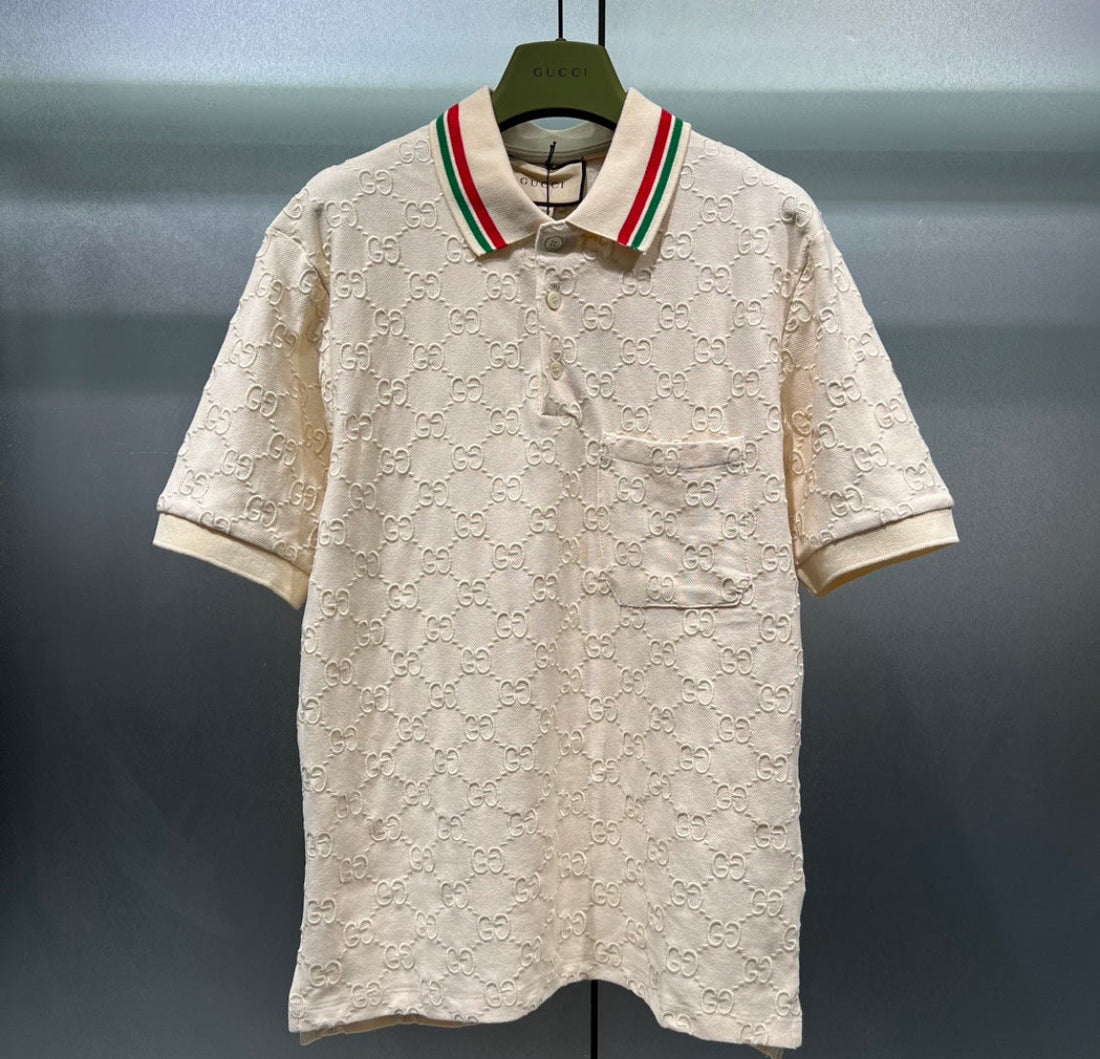 Polo GUCCI blanc facture