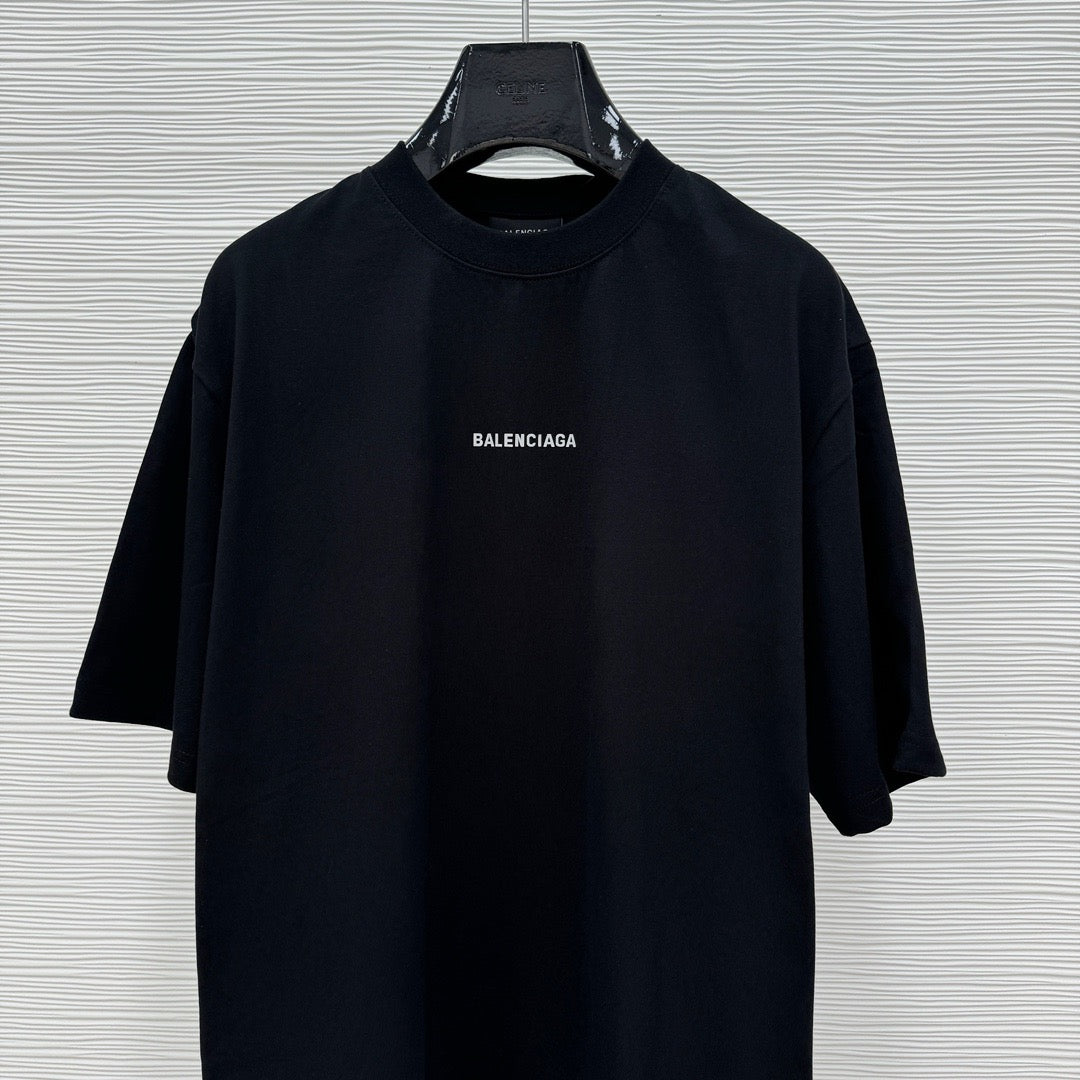 T-shirt en coton a logo Balenciaga