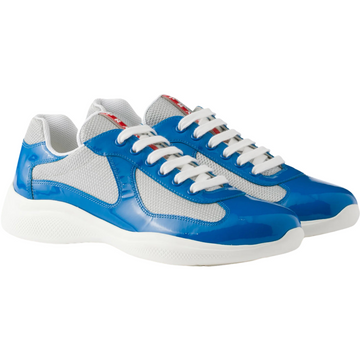 Sneakers Prada America´s Cup bleu foncée tissu bike lisse 10/10