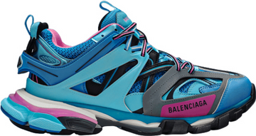 Balenciaga track blue pink   facture