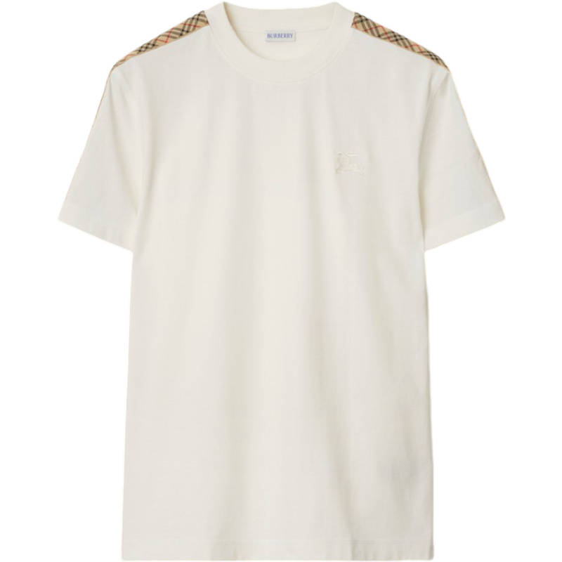 T-shirt Burberry en coton avec Check