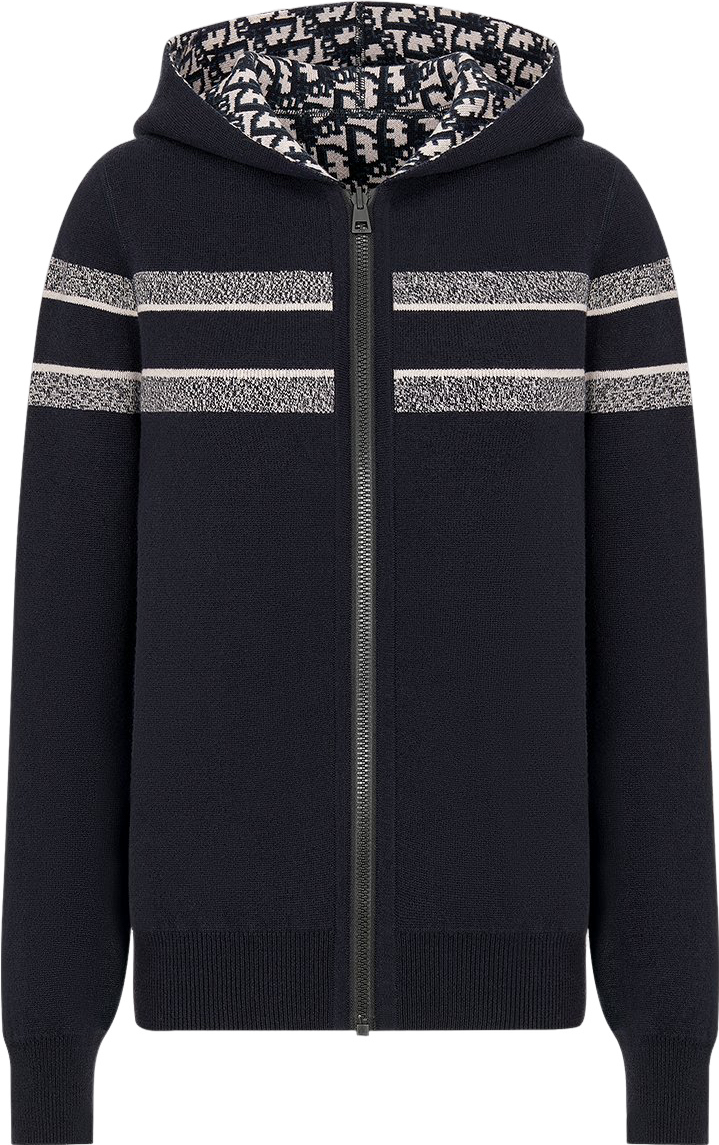 Cardigan réversible zippé à capuche