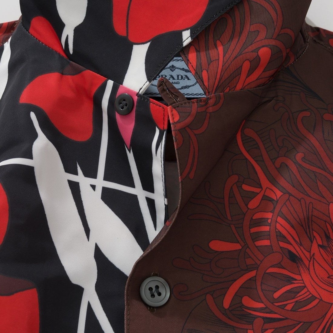 Chemise PRADA RED FLOWERS