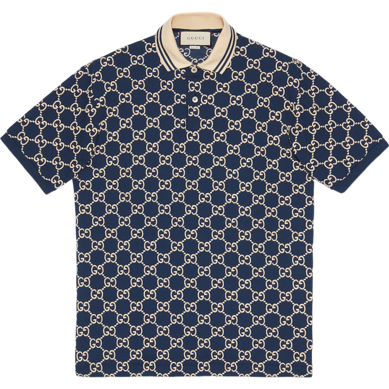 Polo gucci coton strectch marron  bleu