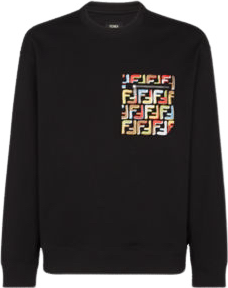 FENDI Sweat-shirt Lunar New Year en coton noir 10/10