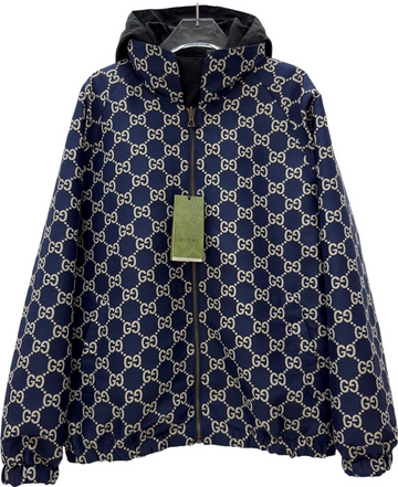 Veste gucci blue night / black reversible facture