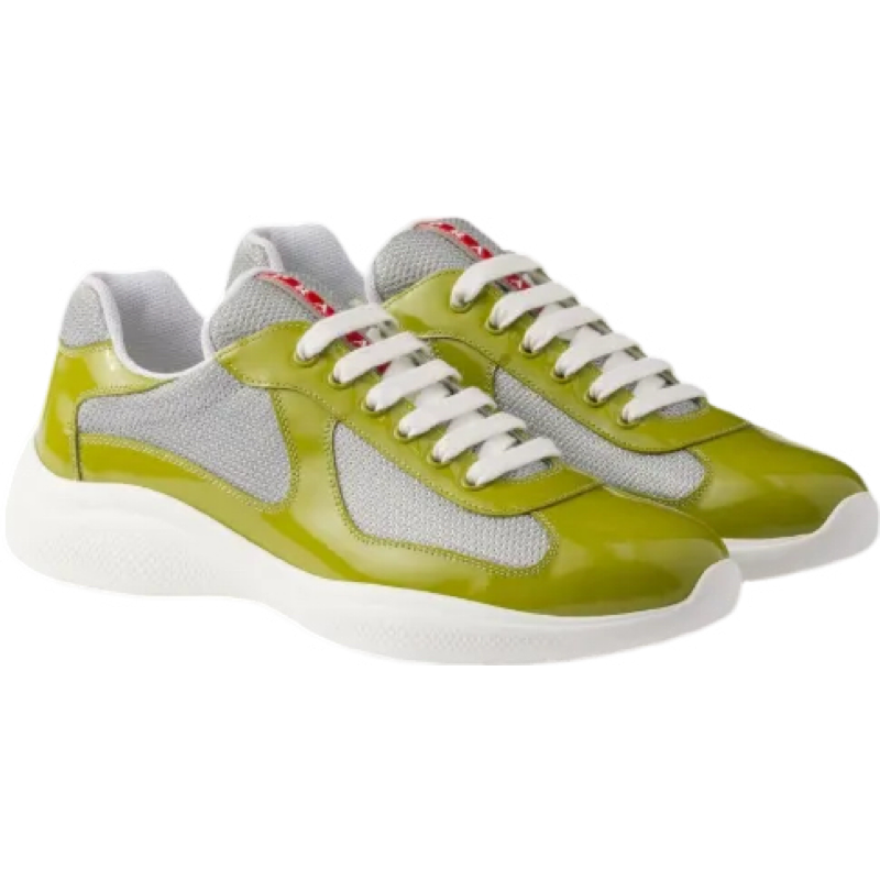 Sneakers Prada America´s Cup    Spécial Green tissu bike lisse 10/10