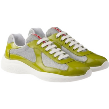 Sneakers Prada America´s Cup    Spécial Green tissu bike lisse 10/10